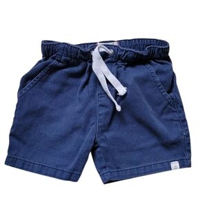 ME & HENRY Basic Navy Drawstring Shorts 18/24 Months